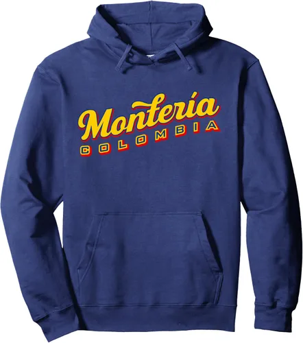 Vista 6 de Sudadera con capucha Montería Colombia, Negro