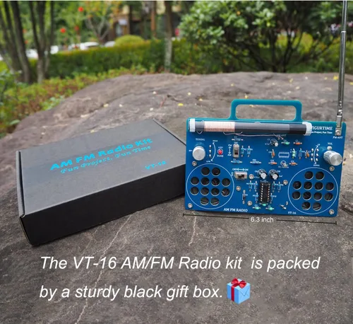 Vista 7 de Kit de radio AM/FM Proyecto de soldadura Kit de bricolaje para practicar enseñanza electrónica Estéreo Gran proyecto STEM y regalo Versión