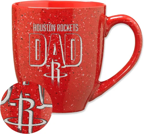 Vista 16 de Rico Industries NBA 16 oz Team Color Laser Engraved Speckled Ceramic Coffee Mug 3-Color del