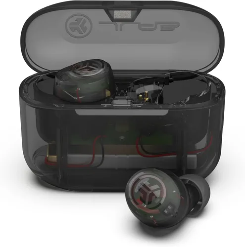 Vista 22 de JLab Go Air Pop+ - Audífonos de conexión dual, sonido EQ3, ámbar-7572W