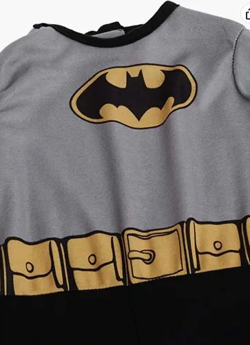 Vista 5 de Rubie's Disfraz infantil de Batman, Gris