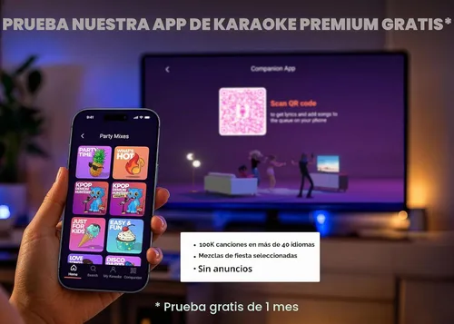 Vista 4 de Singing Machine Platinum Plus - Sistema de karaoke todo en uno con 2 micrófonos inalámbricos, Bluetooth/WiFi, altavoz de sonido portátil premium