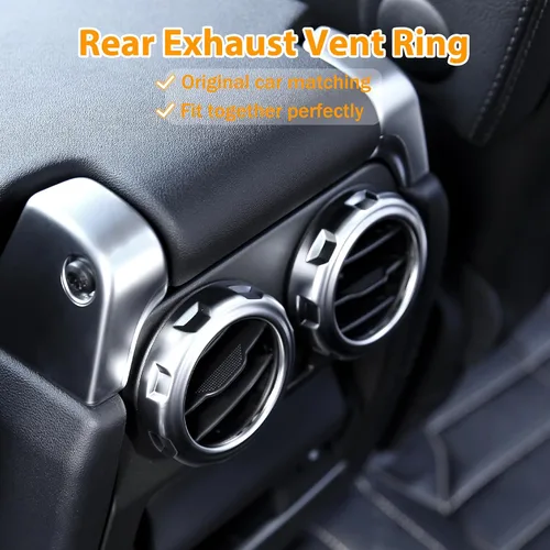 Vista 8 de Anillo de cubierta de salida de ventilación de aire para Land Rover Discovery 3 Discovery 4 LR3 LR4, Range Rover Sport 2005-2013
