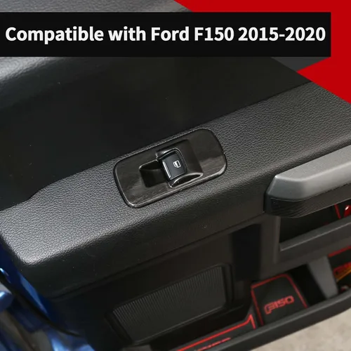 Vista 2 de Voodonala para F-150 2015-2020 Panel de elevación de ventana de puerta de coche para Ford F150 2015-2020 Adornos