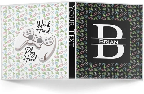 Vista 2 de Carpeta personalizada de 3 anillos para videojuegos - 1 pulgada