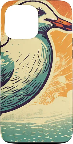 Vista 23 de iPhone 16 Retro Seagull Case
