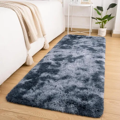 Vista 74 de Softlife Alfombra naranja para dormitorio, alfombra de felpa esponjosa para sala de estar para niñas, alfombra lanuda para niños, alfombra suave