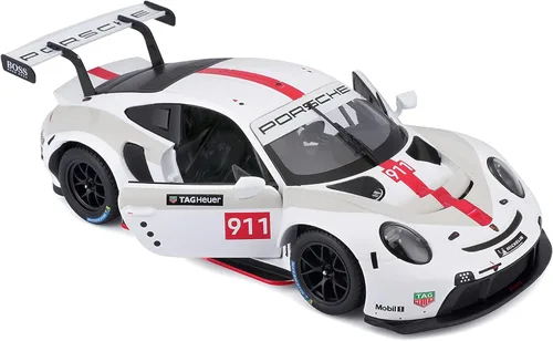 Vista 4 de Bburago Porsche 911 RSR GT - Coche coleccionable fundido a presión a escala 1:24