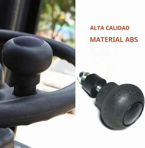 Vista 3 de 2 Piezas Perilla Giratoria del Volante, Mango de Potencia del Volante Perilla Giratoria Bola de Ayuda para Girar Accesorios de Tractor Montacargas