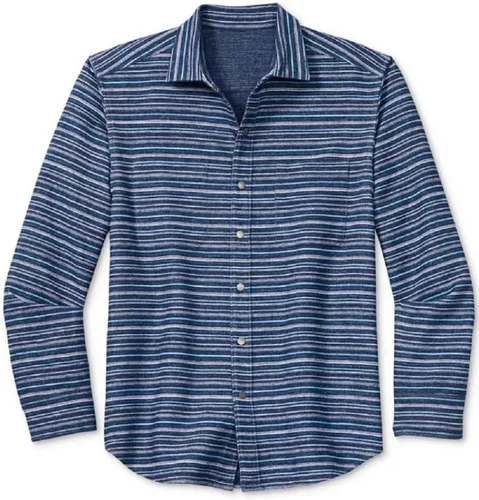 Vista 2 de Tommy Bahama Camisa reversible de campamento de cuento de dos franelas
