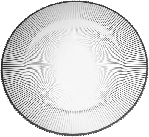 Vista 3 de Richland Juego de 8 platos de pilar de vidrio de 8 pulgadas con base de posavasos para velas