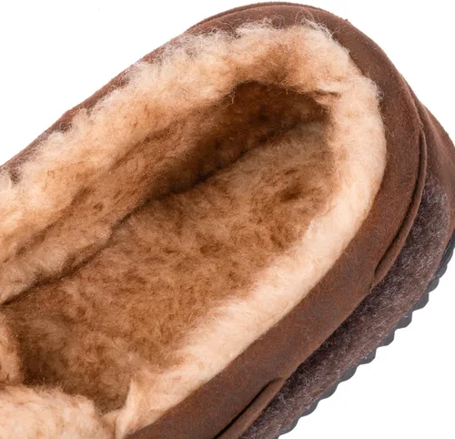 Vista 5 de RockDove Hearthfire - Pantuflas de espuma viscoelástica para hombre