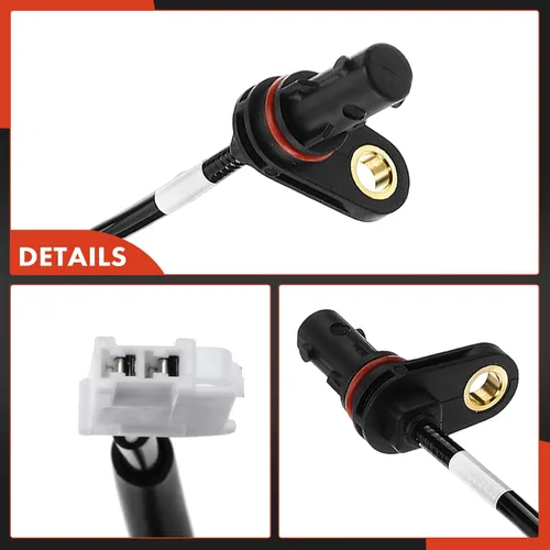 Vista 7 de A-Premium Sensor de velocidad de rueda ABS trasero izquierdo compatible con Kia Optima 2011 2012 [con] 2013 2014 2015 2016 [sin] control de freno