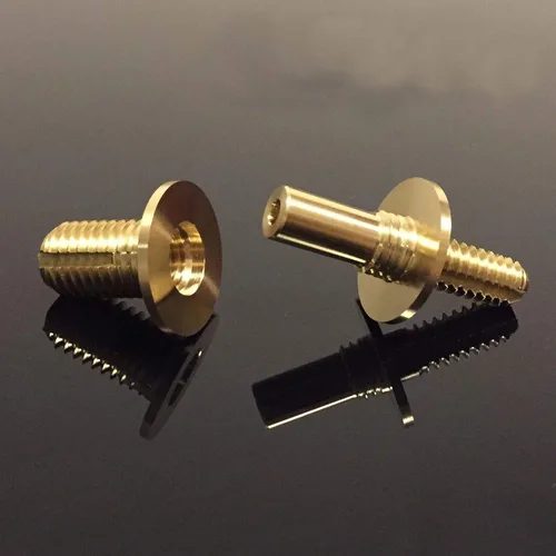 Vista 5 de Male-Lock Pool Snooker Cue Walking Cane Wood Stick Vacuum Quick Release Brass Joint Pin Connector
