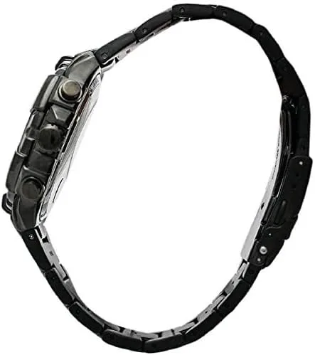 Vista 3 de Orient FTV00007B0 - Reloj cronógrafo de cuarzo con correa de acero inoxidable para hombre