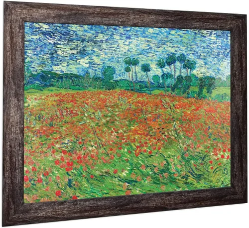 Vista 48 de Vincent Van Gogh - Arte de pared enmarcado con diseño de flores de almendra, maravilloso para exhibir en la cocina, el baño o la decoración
