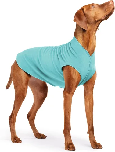 Vista 60 de Abrigo elástico de lana para perro, ropa suave y cálida para perro, suéter elástico para mascotas, lavable en lavadora, ecológico, para todo el año