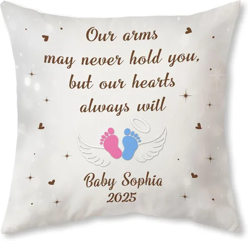 Vista 8 de Hyturtle Almohada conmemorativa personalizada para bebé (bebé conmemorativo 1)