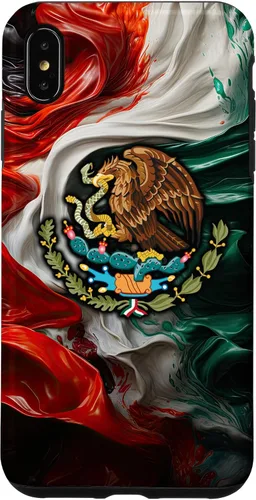 Vista 11 de Funda para iPhone 17 con diseño de bandera mexicana ahumada del orgullo de México del Cinco de Mayo