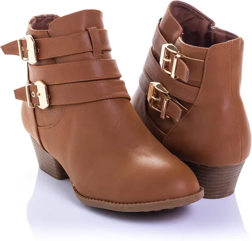 Vista 10 de Botines Payton con cremallera lateral y tacón alto para mujer