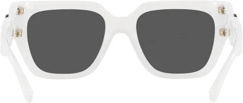 Vista 4 de Versace Gafas de sol para mujer marco blanco lentes gris oscuro 2087in