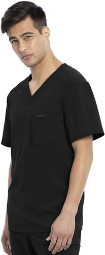 Vista 3 de Cherokee Euphoria CK887A - Camisa quirúrgica para hombre, cuello en V