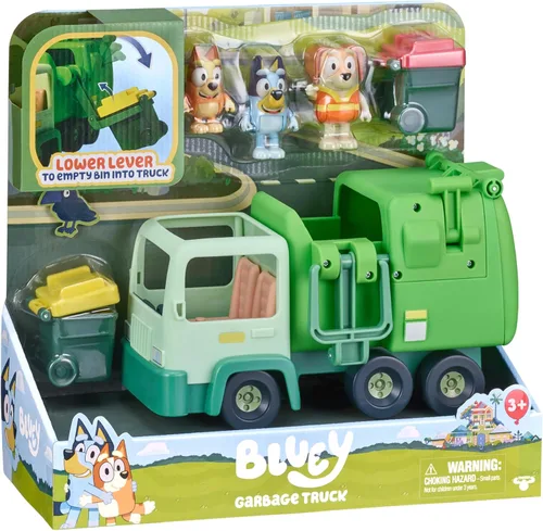 Vista 8 de Bluey Heeler - Coche de juguete familiar 4WD para niños pequeños con 4 figuras, tablas de surf y hoja de calcomanías, juego de simulación, juguetes