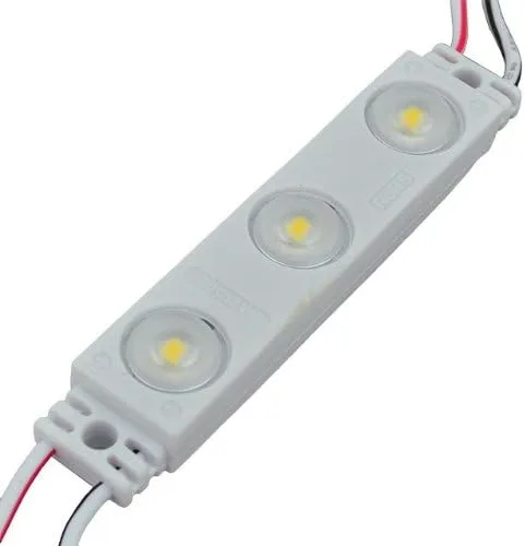 Vista 3 de Cadena UL de 16.4 pies de 25 módulos LED resistentes al agua, cada uno con 3xSMD2835, 12 voltios, blanco cálido, 20143WW