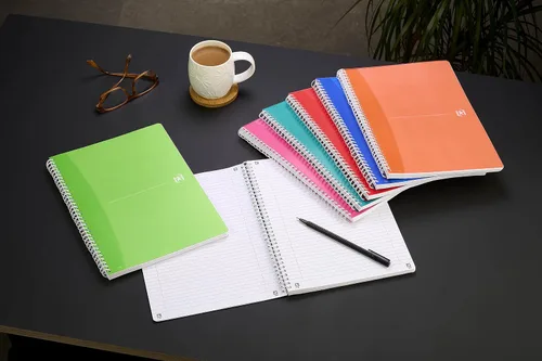 Vista 4 de Oxford ST-7475496 My Colours - Cuaderno de polipropileno (A4, 180 páginas, 5 unidades)