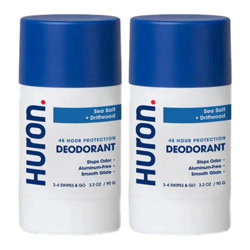 Vista 8 de Huron Desodorante sin aluminio: Citrus + Eucalyptus, (barra de 3.2 oz)