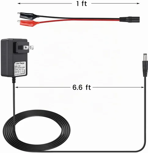 Vista 5 de Cargador de batería LiFePO4 de 14.6V 2A para paquete de fosfato de hierro