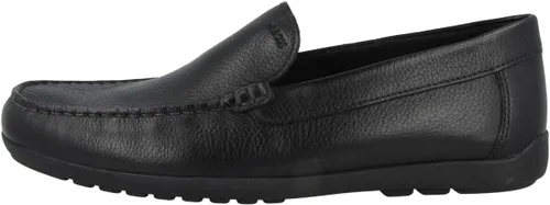 Vista 17 de Geox Mocasín de conducción Monet19 para hombre Cuero negro