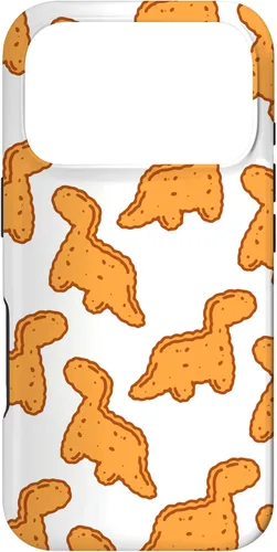 Vista 30 de Cute Dino T-Rex Chicken Nugget Funny Tyrannosaurus Case para iPhone 17