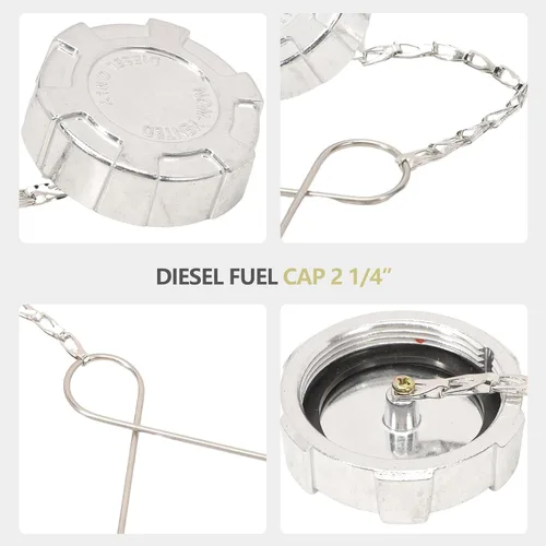 Vista 5 de Tapa de combustible diesel de 2 1/4” para camiones International 4100 4200 4300 4400 4500 4600 4700 4800 4900 Fo~rd F600 F650 F700 F750 G~m~c C6500