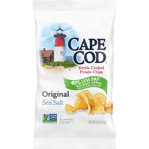 Vista 9 de Cape Cod Papas fritas, chips originales menos grasos, bolsas de aperitivos de 1 oz, 10