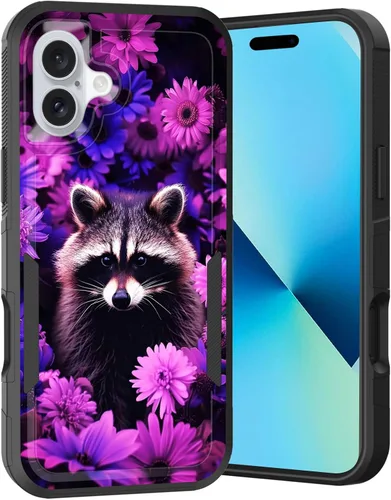 Vista 279 de Funda para iPhone Air, doble capa híbrida resistente resistente a prueba de golpes de policarbonato duro + funda protectora de silicona suave