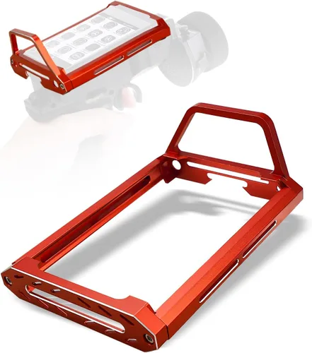 Vista 7 de Marco protector de transmisor compatible con Flysky Noble NB4 Pro NB4 Lite NB4, marco protector de metal de aleación de aluminio para transmisor