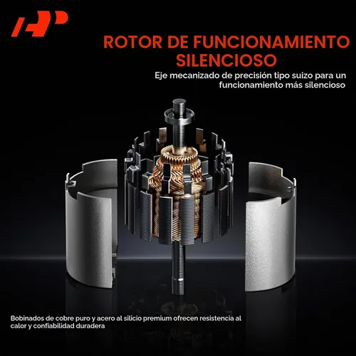 Vista 6 de A-Premium Motor soplador de calefactor HVAC A/C con jaula de ventilador compatible con vehículos Mazda - 2014-2018 3, 2013-2016 CX-5