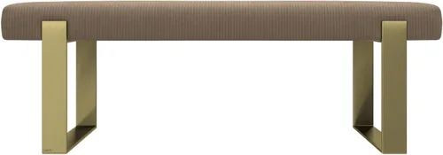Vista 16 de VANT Banco de cama tapizado, beige Boucle, níquel cepillado Boucle Beige - Níquel cepillado