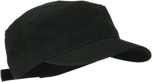 Vista 4 de Prenda Lavado Gorra Ejército Ajustable - Negro OSFM, Carbón vegetal