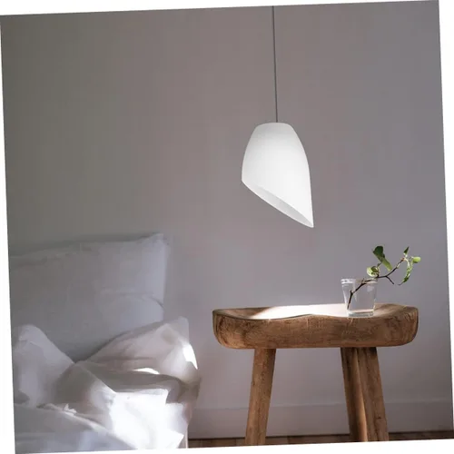 Vista 2 de Paquete de 5 pantallas de lámpara de herradura para lámparas de piso y mesa con agujero central de 1 1/4 pulgadas, pantallas blancas de repuesto