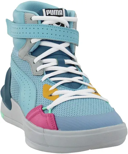 Vista 2 de PUMA Mens Sky Modern Easter Basketball Shoes Basketball Casual Shoes, Blue