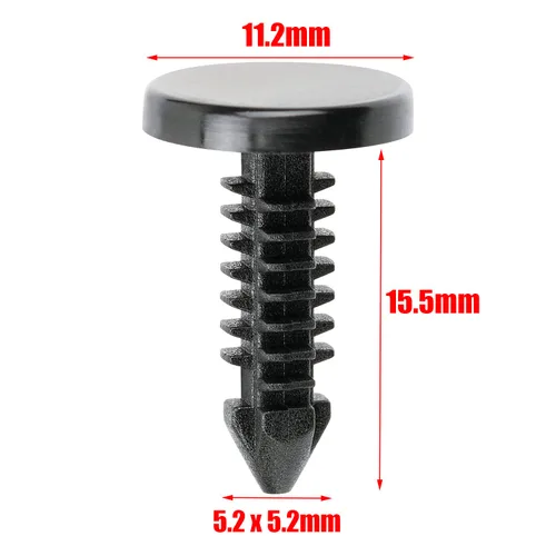 Vista 2 de 50 clips de retención de burletes para GM 20413107, Ford 388246S, AMC 4006516