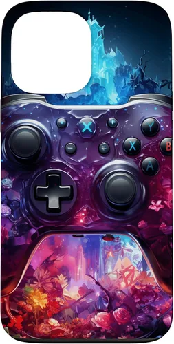 Vista 24 de Video Game Controller Gamer Funda para iPhone 17 para niños, adolescentes y hombres amantes