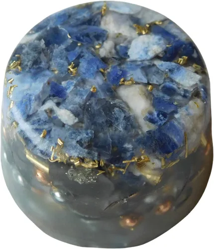 Vista 16 de Generador de orgón Buster de un solo cristal de ojo de tigre Acumulador de energía ¡Herramienta de regalo perfecta! ¡Orgonita muchos ingredientes