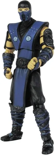 Vista 2 de Mortal Kombat, figura de acción de Mortal Kombat 9, sub-cero, 4 pulgadas