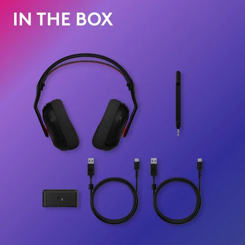 Vista 12 de Logitech G Astro A20 X Lightspeed Wireless Gaming Headset for PS5, Xbox, Switch, PC with 2-System PLAYSYNC Audio, Bluetooth, LIGHTSYNC RGB, and 48