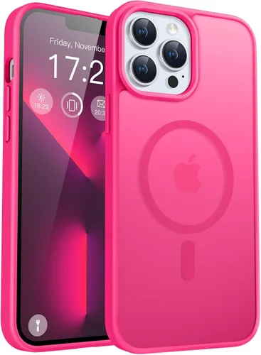 Vista 67 de Funda para teléfono Google Pixel 9 Pro XL, Compatible con Magnético, Protección contra Caídas de Grado Militar Translúcida Mate Resistente a Golpes
