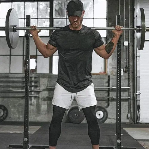 Vista 2 de COOFANDY Paquete de 3 pantalones cortos de entrenamiento para hombre, pantalones cortos deportivos de malla, ligeros, para culturismo, con bolsillos