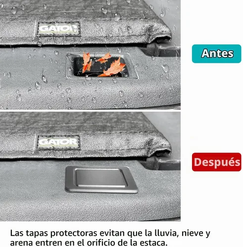 Vista 4 de TTCR-II Compatible con tapas de bolsillo para riel de cama Ram 2009-2018